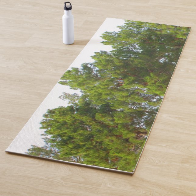 Tapis De Yoga Pins verts du soleil (En situation)