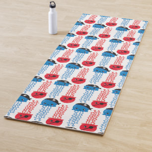 Tapis De Yoga Pirate Jellyfish, Motif de méduses, Sea Animaux