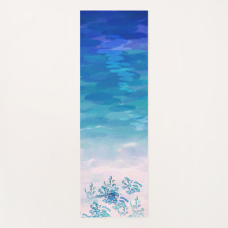 Tapis De Yoga Plage de la mer bleue