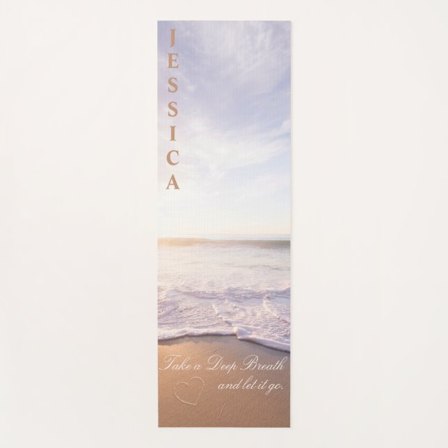 Tapis De Yoga Plage écologique Plage personnalisée Yoga Mat (Devant)