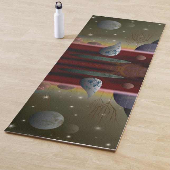 Tapis De Yoga Planète Des Formes Yoga Mat (En situation)