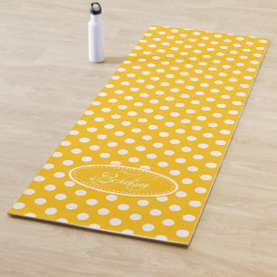 Tapis De Yoga Pneua blanc jaune mat de yoga