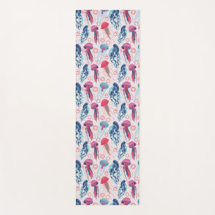 Tapis De Yoga Poissons de gelée colorée