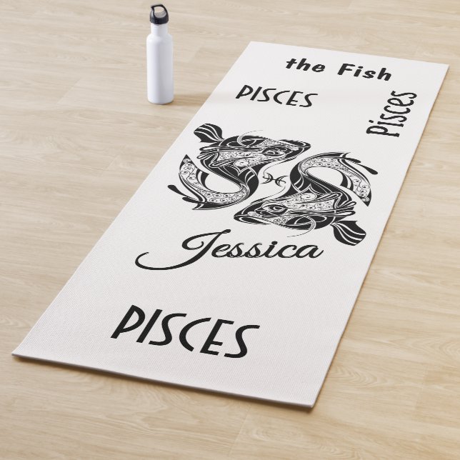 Tapis De Yoga Poissons Zodiac Yoga Mat (En situation)
