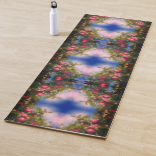 Tapis De Yoga Pommes rouges sur la peinture photo de l'arbre Abs