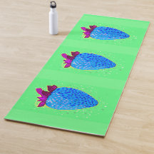 Pop Art Strawberry Blue