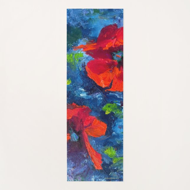 Tapis De Yoga Poppies de l'Alaska Yoga Mat (Devant)