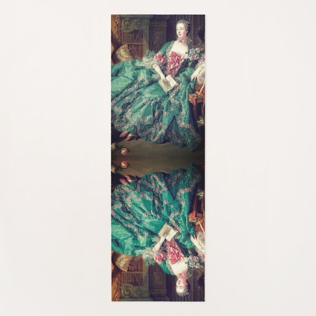 Tapis De Yoga Portrait de Madame de Pompadour - François Boucher (Devant)