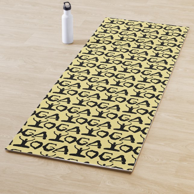 Tapis De Yoga Positions de yoga Motif en mosaïque (En situation)