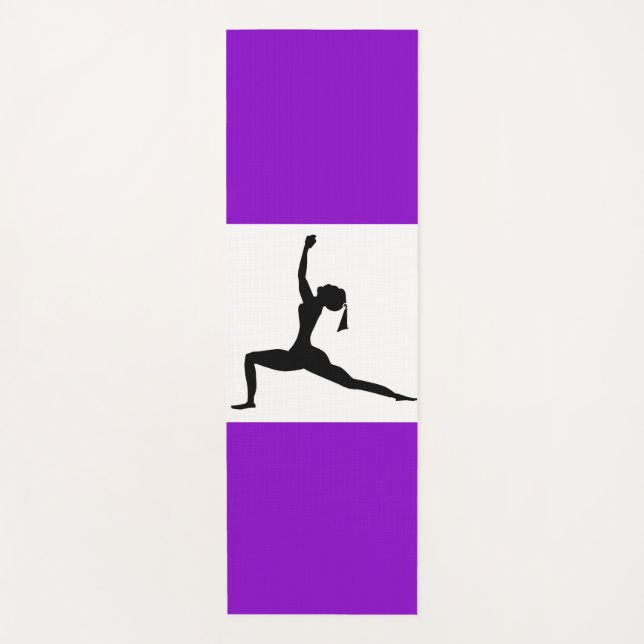 Tapis De Yoga Pratique Yoga Silhouette Permanente (Devant)