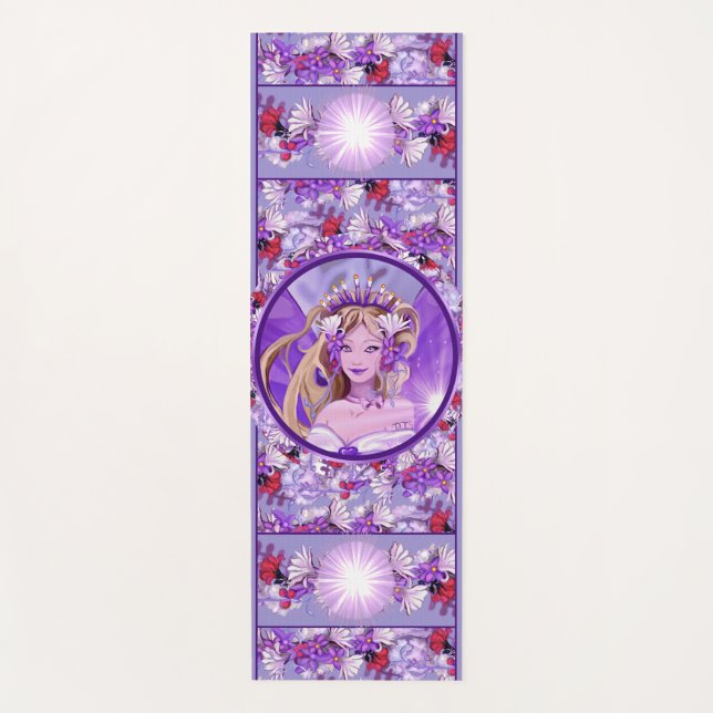 Tapis De Yoga Purple Sun Fairy (Devant)