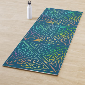 Tapis De Yoga Rainbow Celtic Knot Yoga Mat