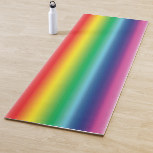 Tapis De Yoga Rainbow colors Pride lgbtq lgbt flag pattern
