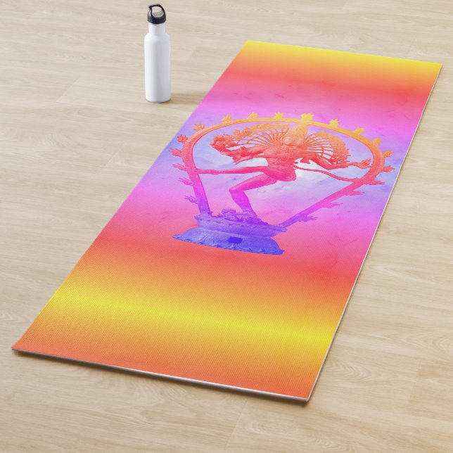 Tapis De Yoga Rainbow Patels Shiva Yoga Mat (En situation)