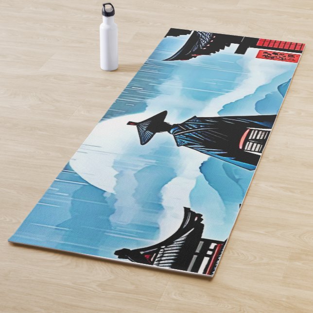 Tapis De Yoga Rainy Samurai : Veillée silencieuse (En situation)