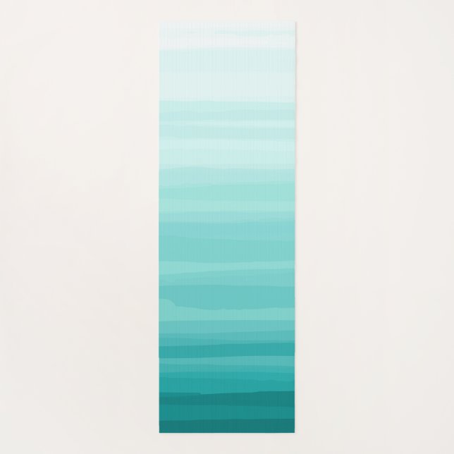 Tapis De Yoga rayures vert ombre Yoga Mat (Dos)