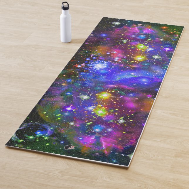 Tapis De Yoga Resplendant Star Field Yoga Mat (En situation)