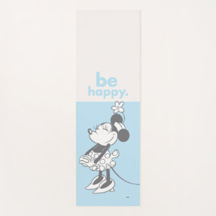 Tapis De Yoga Retro Minnie Mouse - Soyez heureux