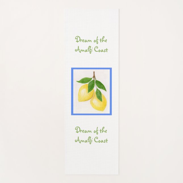 Tapis De Yoga Rêve de la côte amalfitaine (Devant)