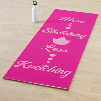 Tapis de yoga rose