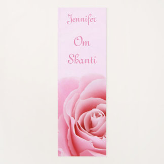 Tapis De Yoga Rose douce Rose intérieur paix spirituelle