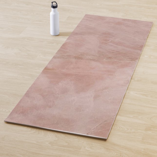 Tapis De Yoga Rose Quartz cristal marbre Yoga Mat (En situation)
