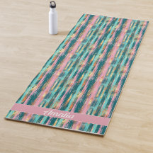 Rose Turquoise Or Motif Élégant Personnalisé