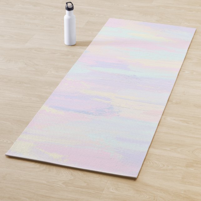 Tapis De Yoga Rubriques de peinture Pastel (En situation)