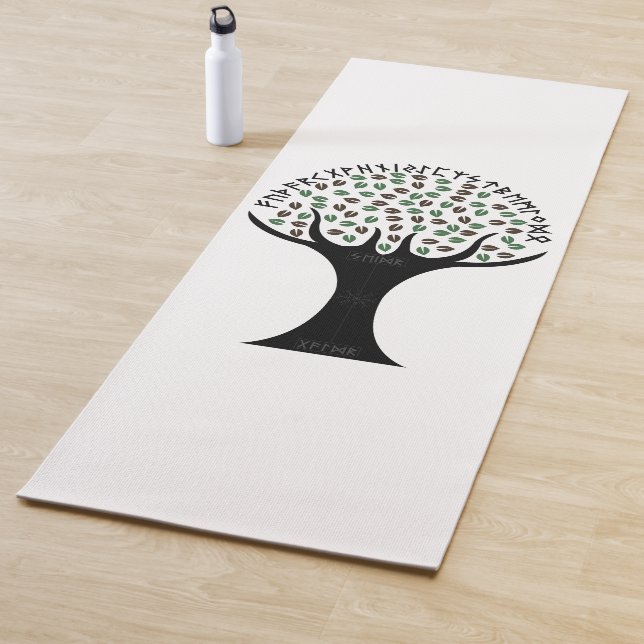 Tapis de yoga Runic Tree (En situation)