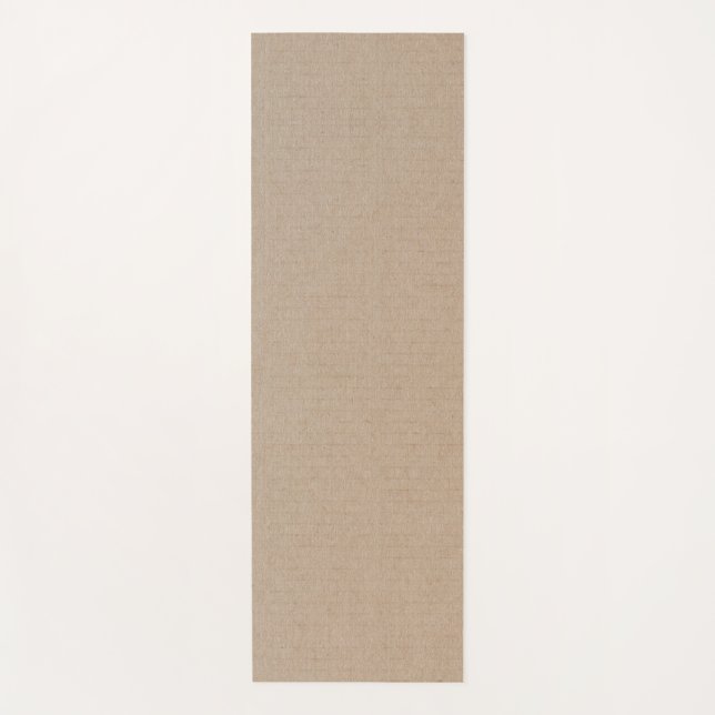 Tapis De Yoga Rustique Kraft papier blanc Modèle personnalisé (Devant)