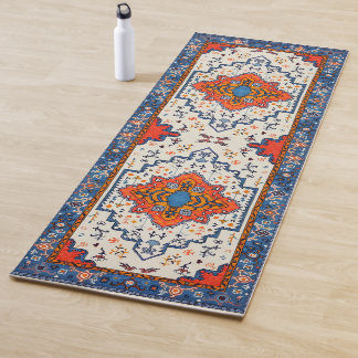 Tapis De Yoga Sables du temps : Patrimoine Boho Art marocain