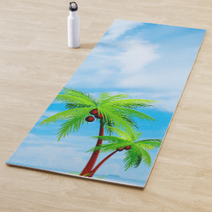 Tapis De Yoga Salle de fitness Blue Sky Palms Fitness Modèle mod