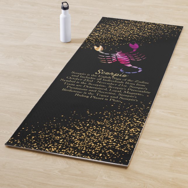 Tapis De Yoga Scorpio Scorpion - Signe zodiaque (En situation)