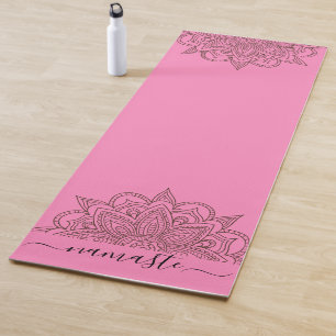 Tapis De Yoga Script de Namaste Mandala