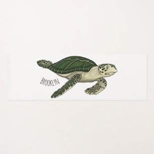 Tapis De Yoga Sea turtle cartoon