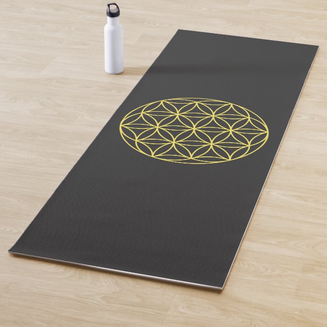 Tapis De Yoga Semence De Vie Géométrie Sacrée Yoga Mat (En situation)