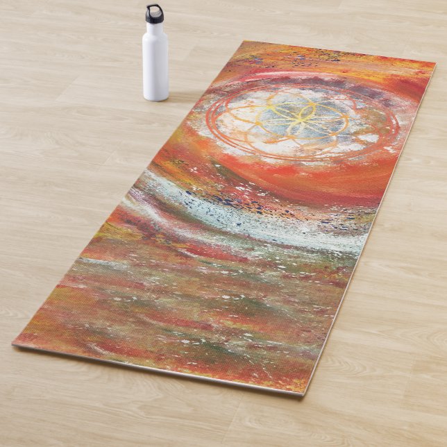 Tapis De Yoga Semence de vie libre Eco Yoga Mat (En situation)