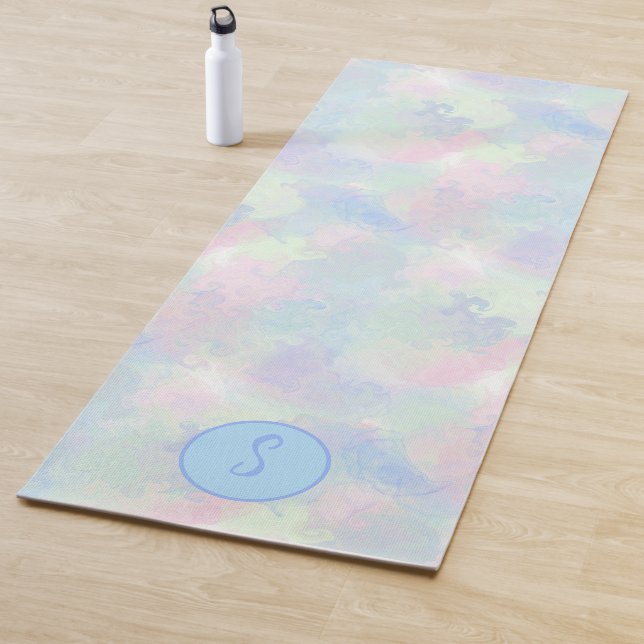Tapis De Yoga Serene Mint Bliss (En situation)