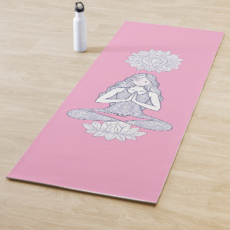 Tapis De Yoga Sérénité en mouvement - Méditation de Mandala