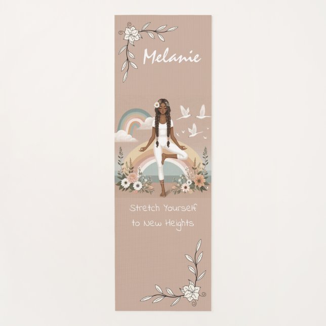 Tapis De Yoga Sérénité personnalisable Yoga Mat (Devant)