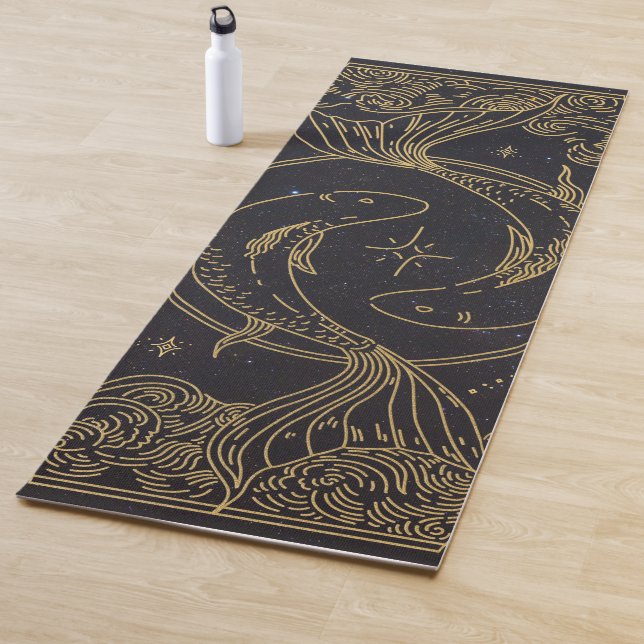 Tapis De Yoga SIGNE Zodiaque Pisces Yoga Mat (En situation)