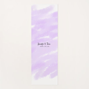 Tapis De Yoga simple minimum ajouter votre nom unité de mariage