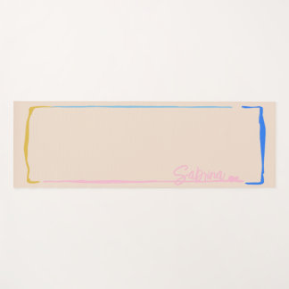 Tapis De Yoga Simple Painted