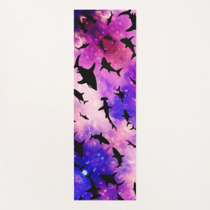 Tapis De Yoga Simple requin mâchoires baleine motif de galaxie o
