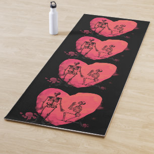 Tapis De Yoga Skeleton Love