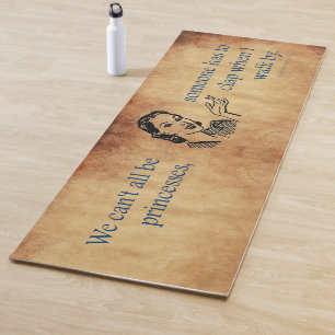 Tapis De Yoga SlipperyJoe's Princess clap marchant drôle les ann