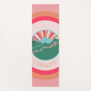 Tapis De Yoga Soleil Zen de la Montagne Lumineuse