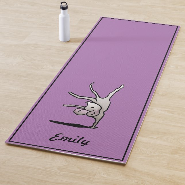 Tapis De Yoga Souris personnalisée caricaturale (En situation)