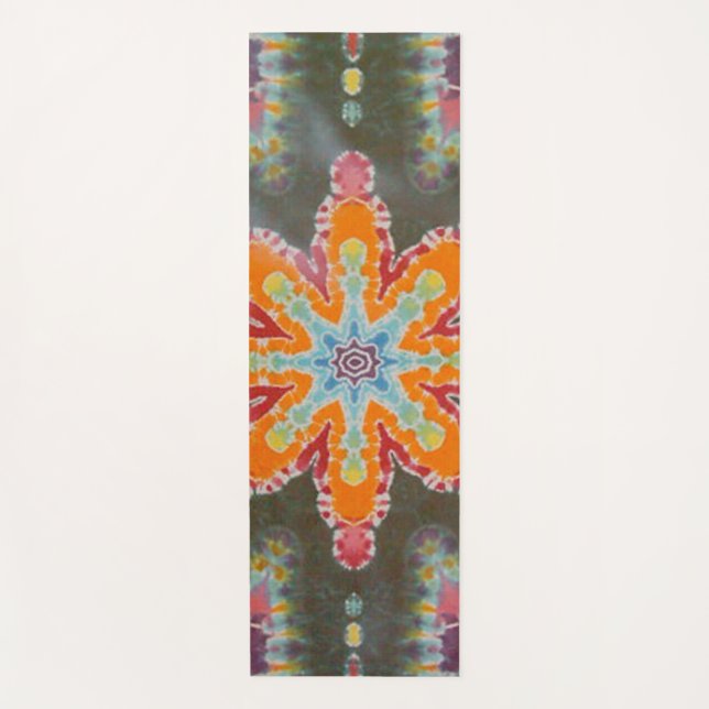 Tapis De Yoga Star Tie Dye (Devant)