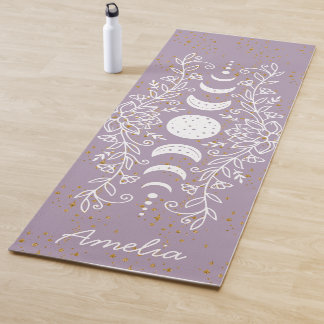 Tapis De Yoga Stars célestes de phase lune Lotus Line Dessin